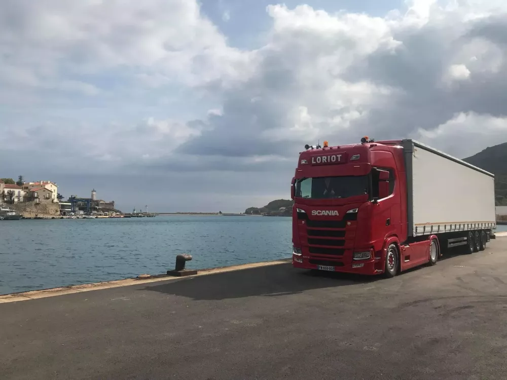 camion rouge