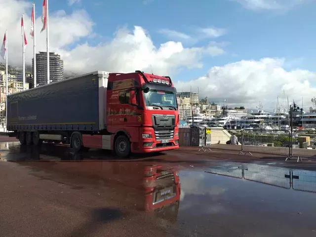camion reflet
